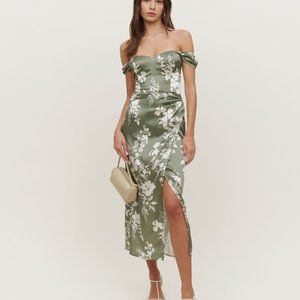 REFORMATION GENESIS SILK DRESS